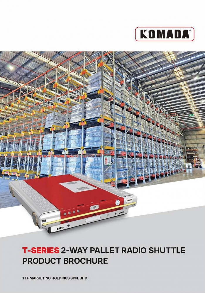KOMADA T-Series 2 Way Pallet Radio Shuttle