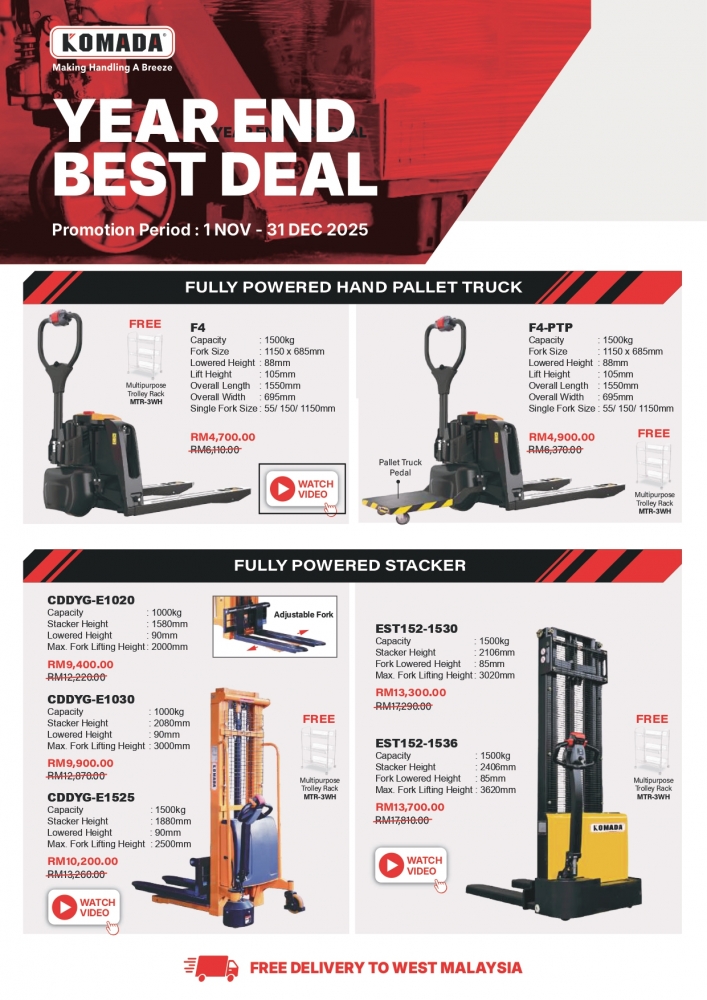 KOMADA Year End Best Deal Promotion