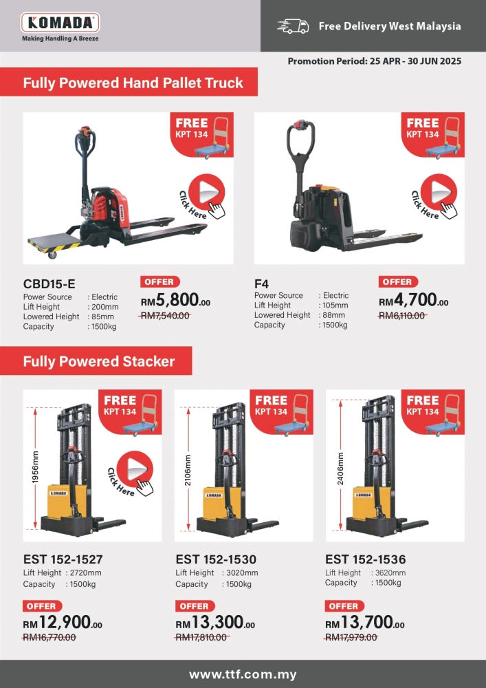 TTF Komada Mid-Month Promotion