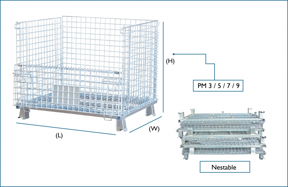 Pallet Cages & Pallet Mesh