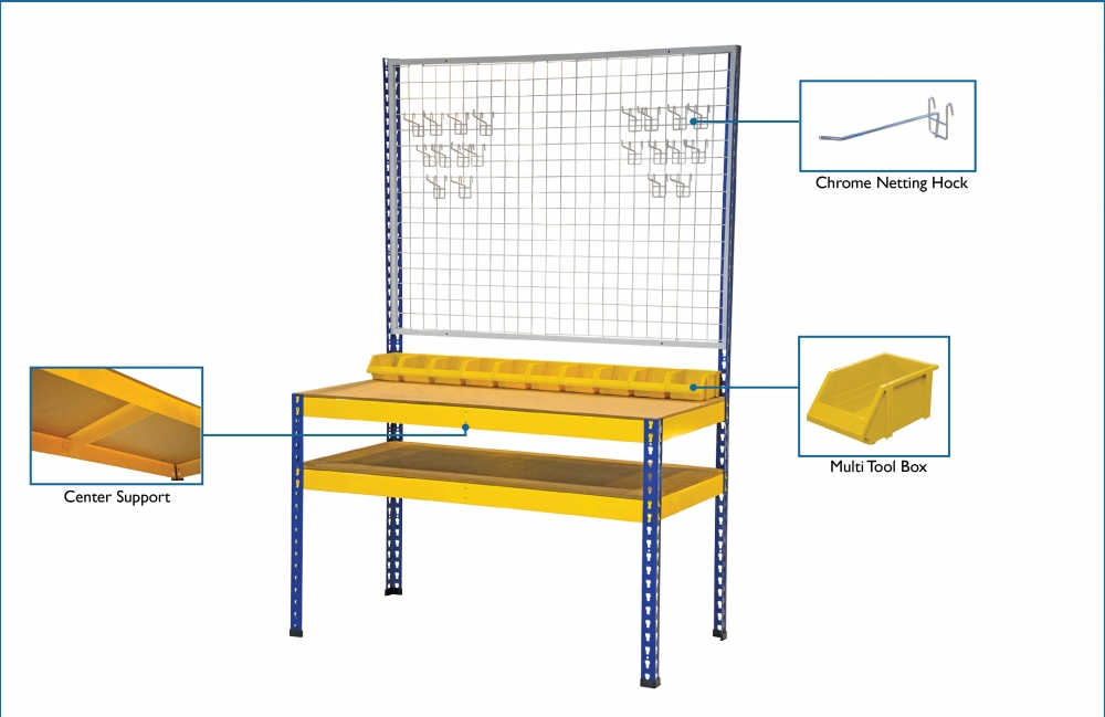 TTF Boltless Workbench 1 shelve