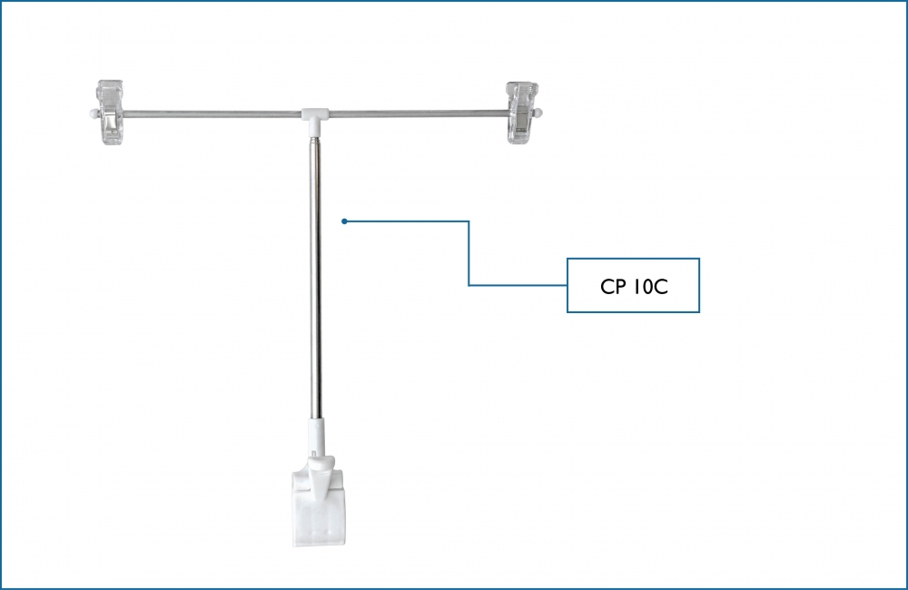 Poster Display Clip T-Holder