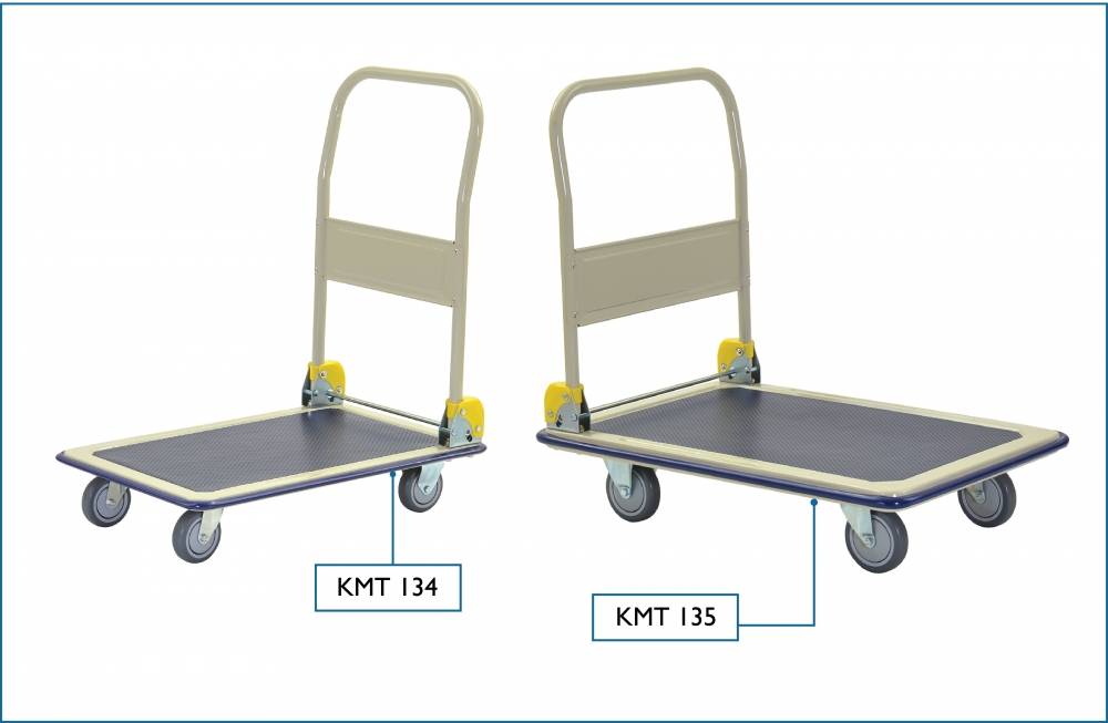 KOMADA Foldable Handle Platform Trolley