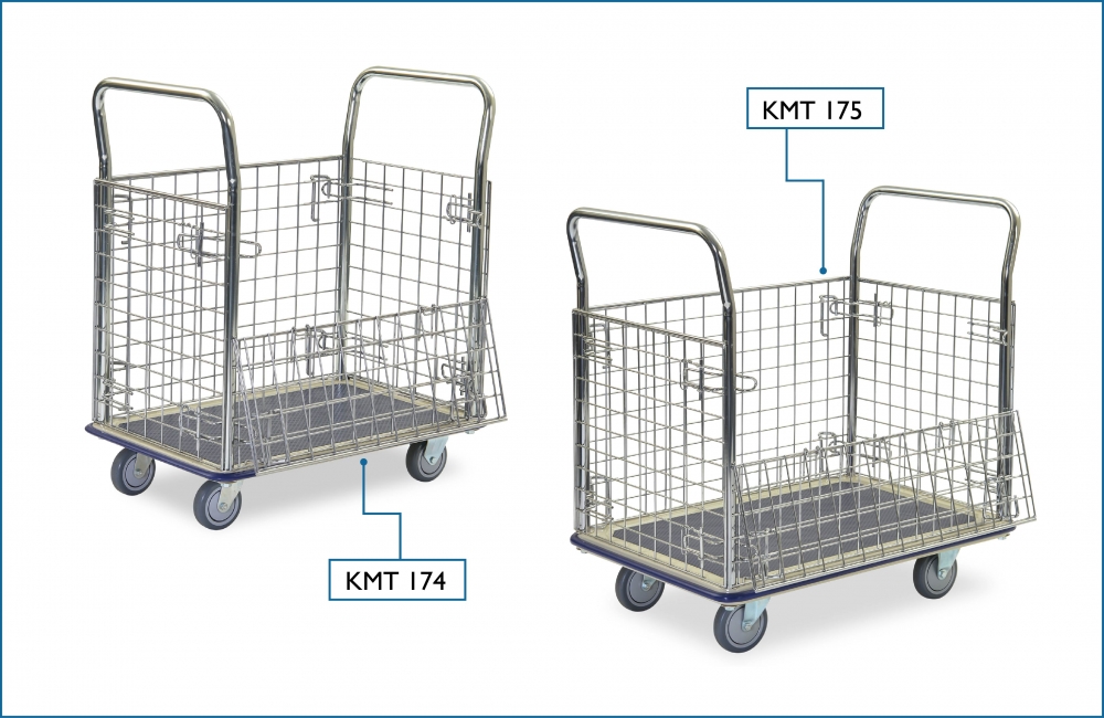 KOMADA Full Iron Net Trolley