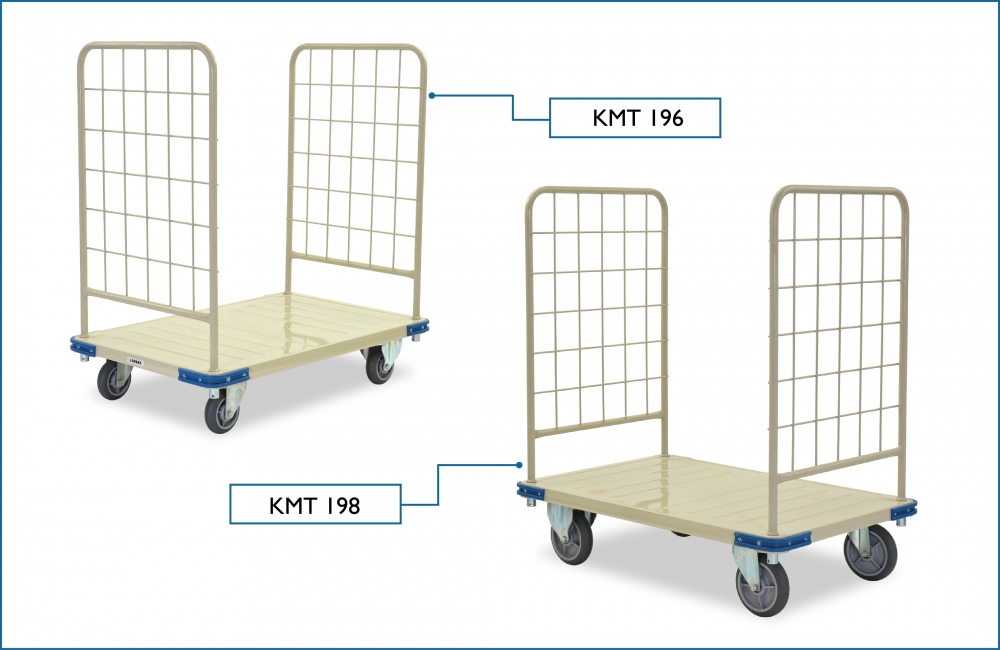 KOMADA Platform Trolley with End Gate