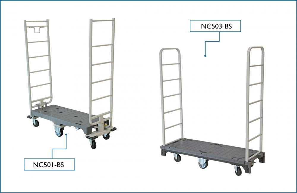 KOMADA 6 Wheel Slim Cart