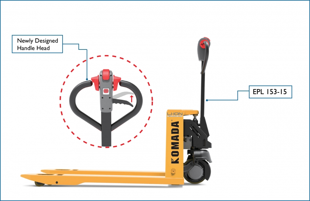 KOMADA Fully Powered Hand Pallet Truck