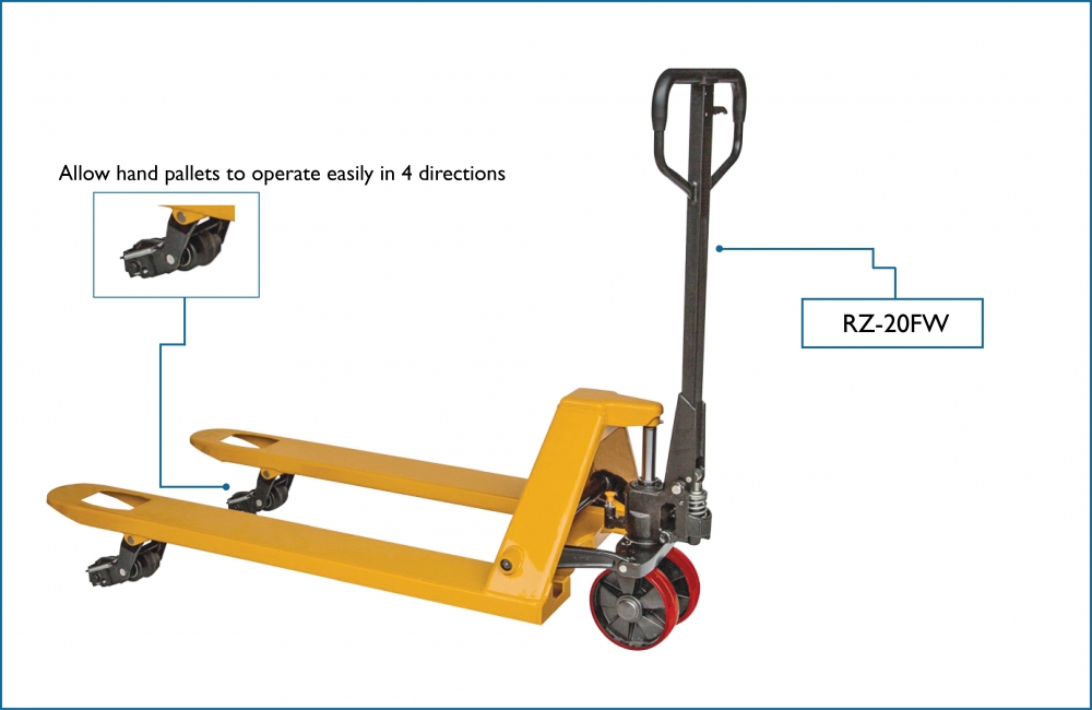 KOMADA  Four Way Hand Pallet Truck