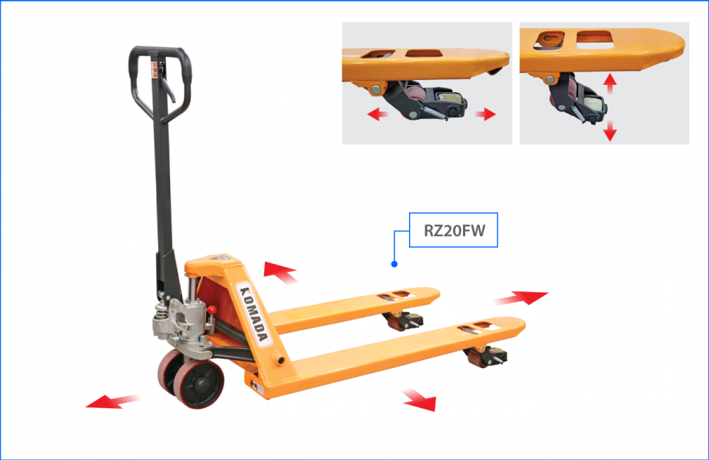 KOMADA  Four Way Hand Pallet Truck