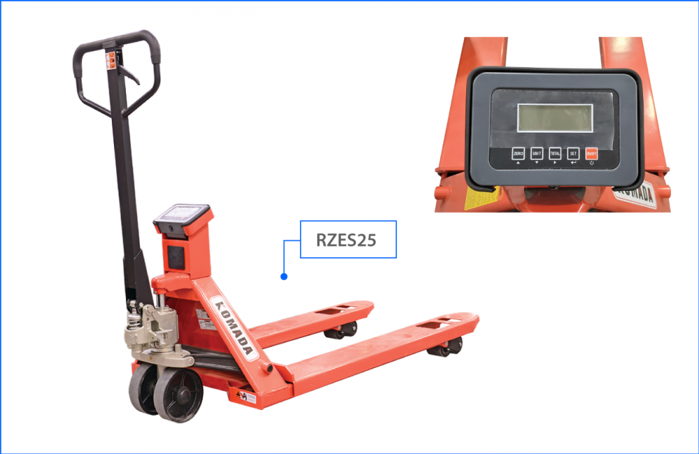 KOMADA Weight Scale Hand Pallet Truck