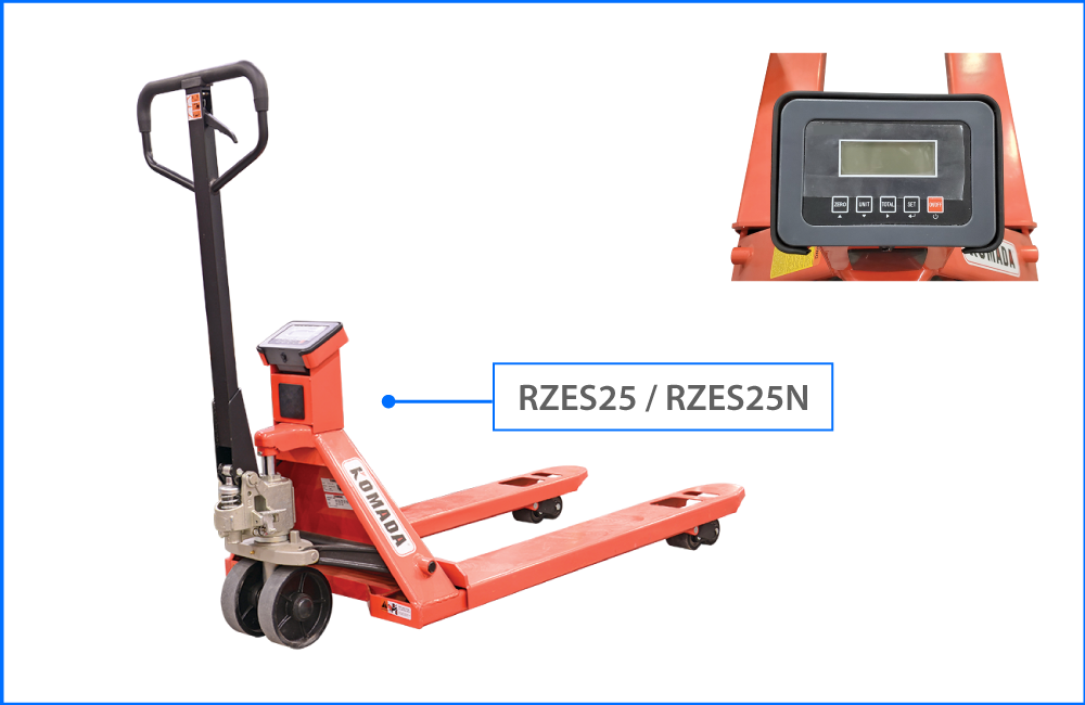 KOMADA Weight Scale Hand Pallet Truck