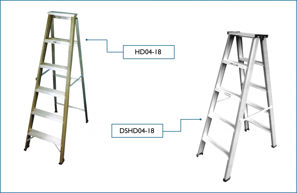 Shuter Man Aluminium Heavy Duty Ladder