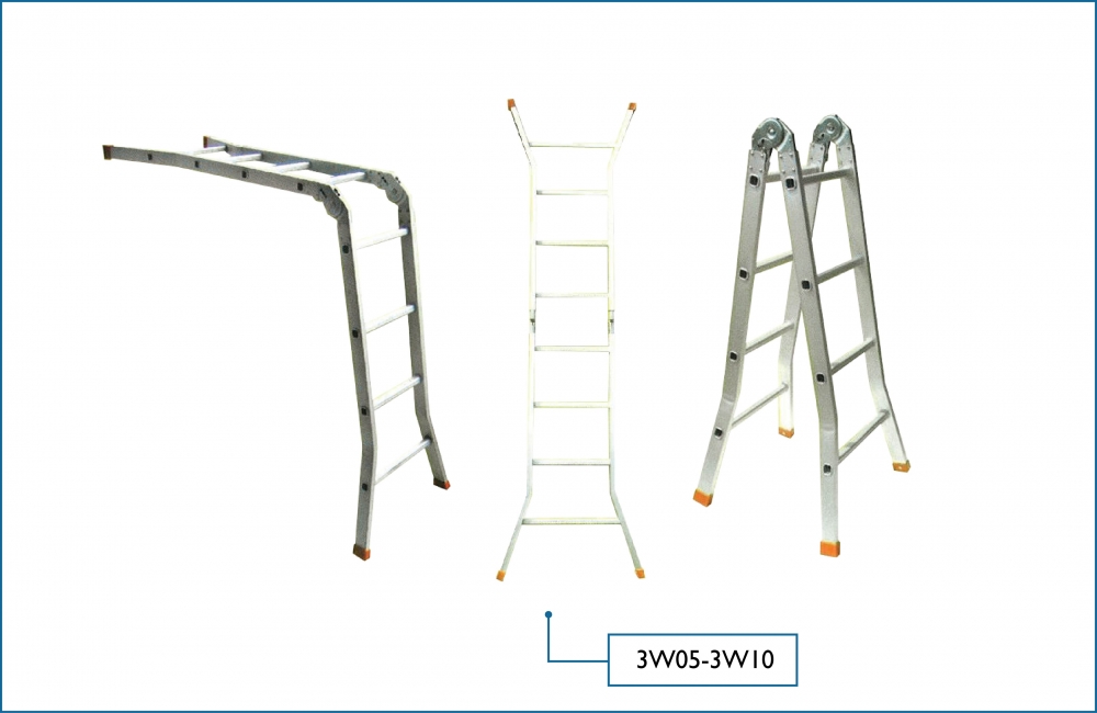 Shuter Man Aluminium 3 Way Heavy Duty Ladder