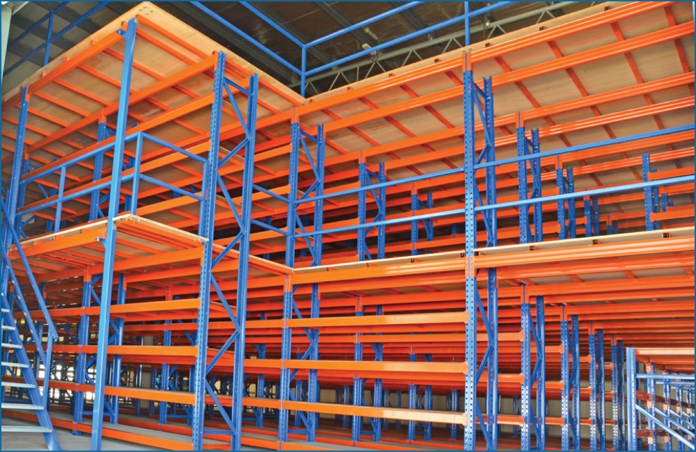 TTF Heavy Duty Shelving C/W Mezzanine Floor