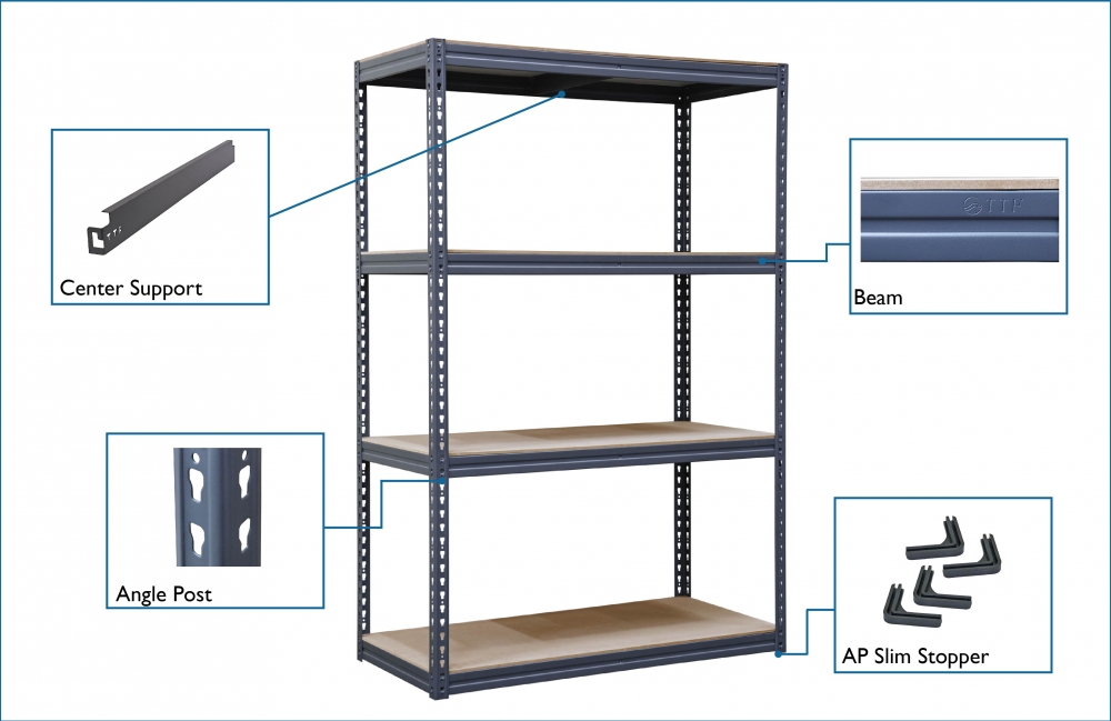 TTF Boltless Racking, Metal Storage Rack, Shelving Rack