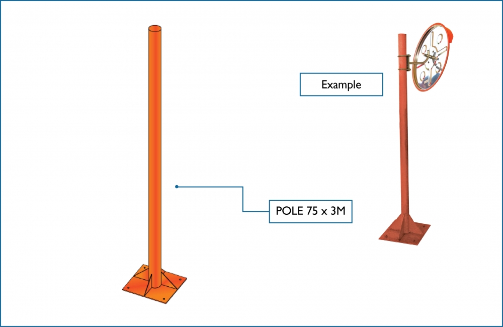 Mild Steel Pole