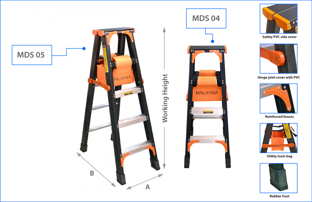 Medium Duty Double Sided Ladder