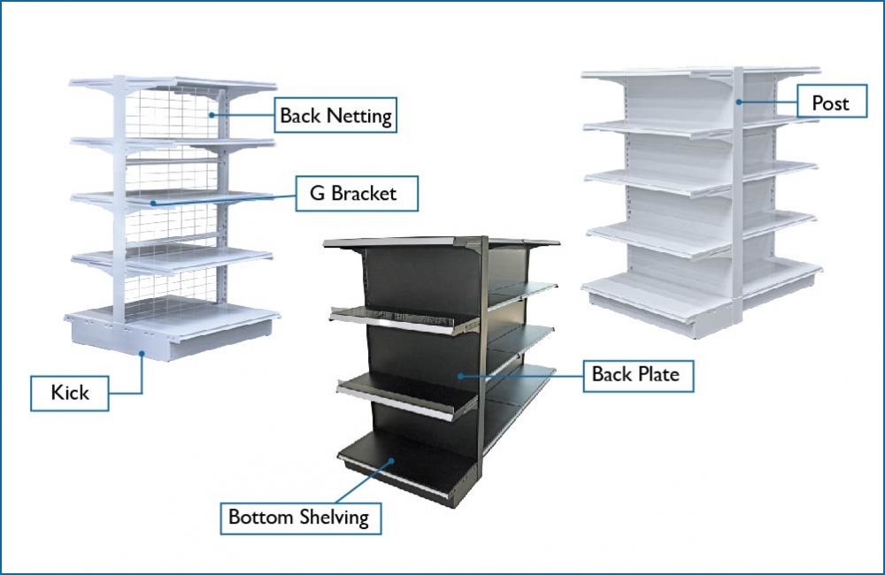 Gondola Shelving Rack Gondola Supermarket Shelf