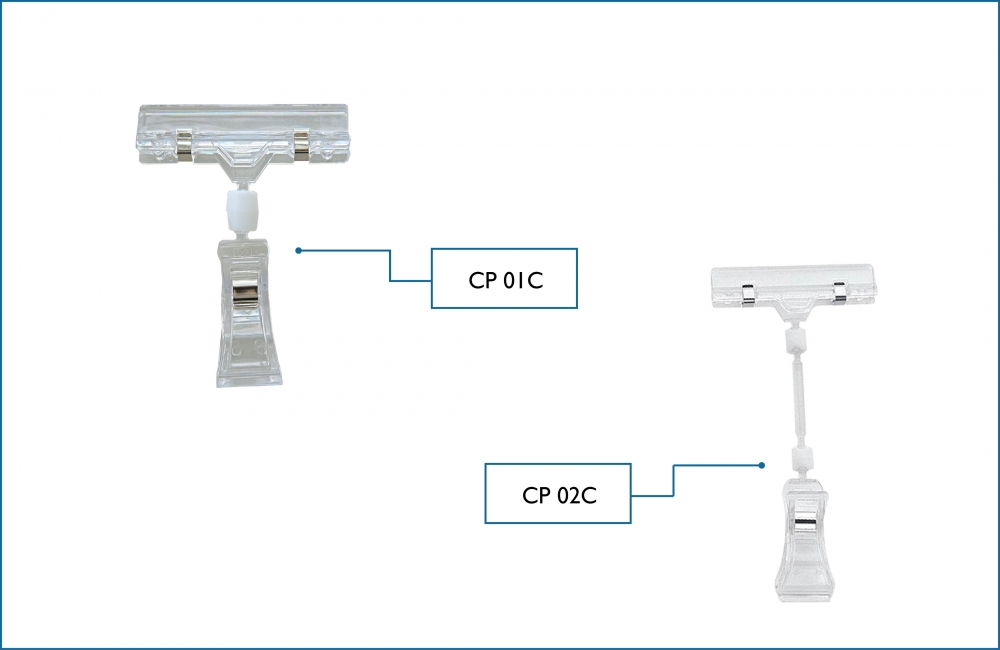 Sign Card Display Clip Holder